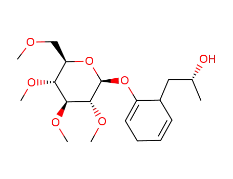 (R)-1-[2-((2S,3R,4S,5R,6R)-3,4,5-Trimethoxy-6-methoxymethyl-tetrahydro-pyran-2-yloxy)-cyclohexa-2,5-dienyl]-propan-2-ol