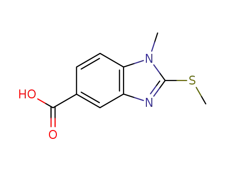1-methyl-2-(methylsulfanyl)-1H-benzimidazole-5-carboxylic acid