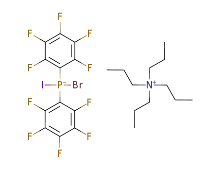C<sub>12</sub>BrF<sub>10</sub>IP<sup>(1-)</sup>*C<sub>12</sub>H<sub>28</sub>N<sup>(1+)</sup>