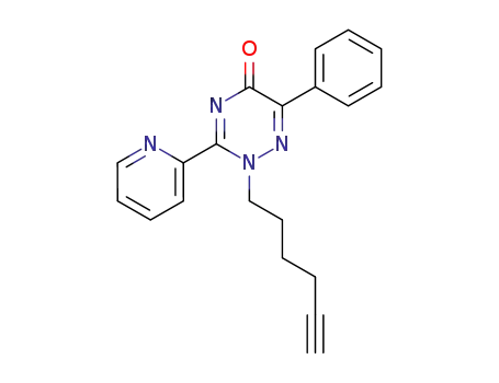 2-Hex-5-ynyl-6-phenyl-3-pyridin-2-yl-2H-[1,2,4]triazin-5-one