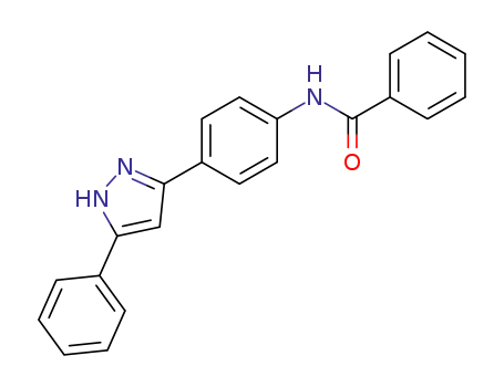benzoic acid-[4-(5-phenyl-1<sup>(2)</sup><i>H</i>-pyrazol-3-yl)-anilide]