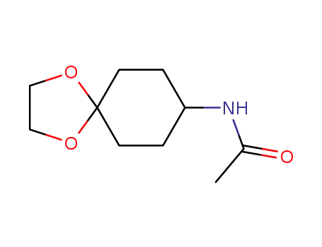 Molecular Structure of 127686-18-4 (N-(1,4-Dioxaspiro<4.5>dec-8-yl)acetamid)