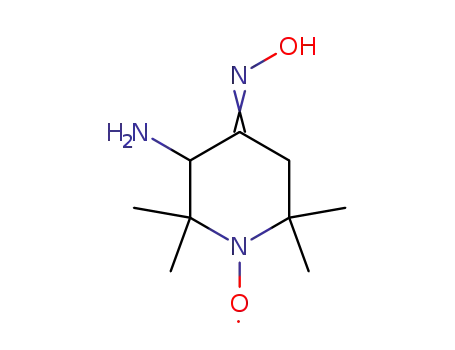 3-Amino-4-hydroxyimino-2,2,6,6-tetramethyl-piperidine-1-oxyl