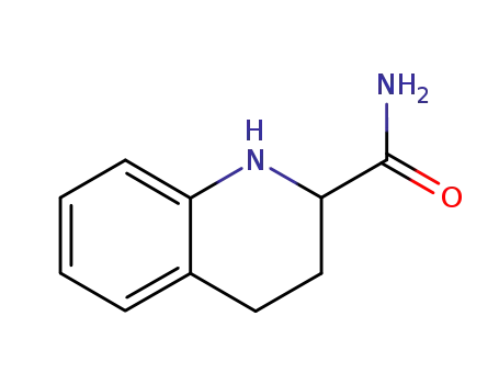 Molecular Structure of 91842-88-5 (1,2,3,4-tetrahydroquinoline-2-carboxamide)
