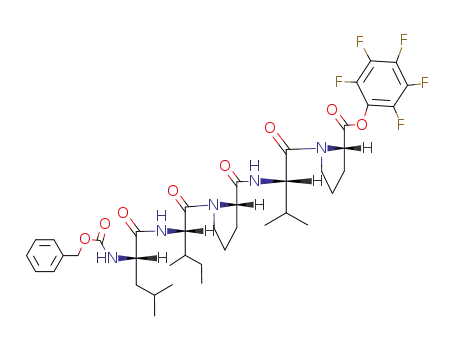 Molecular Structure of 126134-64-3 (Z-Leu-Ile-Pro-Val-Pro-OPFP)