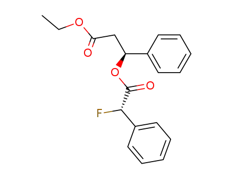 (S)-3-((S)-2-Fluoro-2-phenyl-acetoxy)-3-phenyl-propionic acid ethyl ester