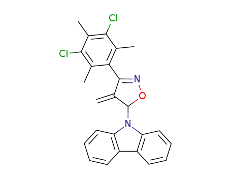 9-[3-(3,5-Dichloro-2,4,6-trimethyl-phenyl)-4-methylene-4,5-dihydro-isoxazol-5-yl]-9H-carbazole