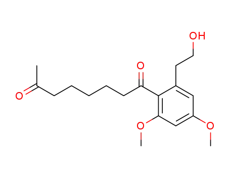 3,5-dimethoxy-2-(1',7'-dioxo-octanyl)phenylethanol