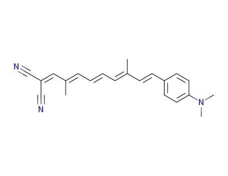 2-[(2E,4E,6E,8E)-9-(4-Dimethylamino-phenyl)-2,7-dimethyl-nona-2,4,6,8-tetraenylidene]-malononitrile