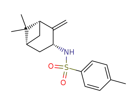 Molecular Structure of 57981-21-2 (4-methyl-N-trans-((-)-2<sup>(10)</sup>-pinen-3-yl)benzenesulfonamide)