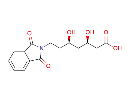 7-(1,3-dioxo-1,3-dihydro-isoindo-2-yl)-3,5-dihydroxy-heptanoic acid