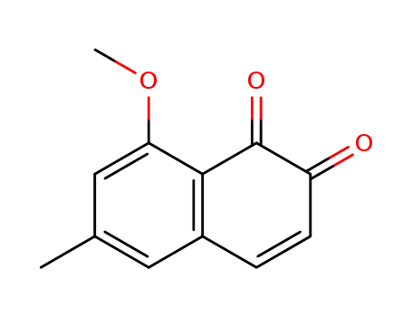 Molecular Structure of 1935-95-1 (6-Methyl-8-methoxy-1,2-naphthoquinone)