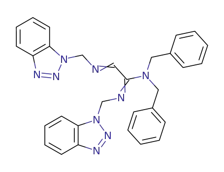 N'-Benzotriazol-1-ylmethyl-2-[(E)-benzotriazol-1-ylmethylimino]-N,N-dibenzyl-acetamidine