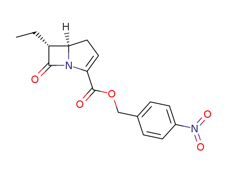 (5RS,6RS)-p-nitrobenzyl 6-ethyl-7-oxo-1-azabicyclo<3.2.0>hept-2-ene-2-carboxylate