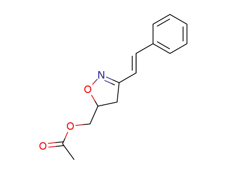 5-acetoxymethyl-3-styrylisoxazoline
