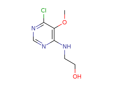 2-[(6-chloro-5-methoxy-4-pyrimidinyl)amino]ethanol