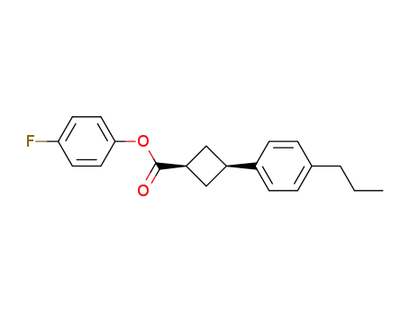 <4-Fluorphenyl>-<cis-3-(4-propylphenyl)cyclobutancarboxylat>