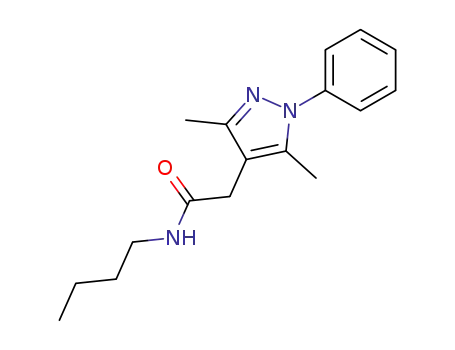 N-부틸-3,5-디메틸-1-페닐-1H-피라졸-4-아세트아미드