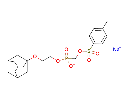sodium 2-(1-adamantyloxy)ethyl (p-tosyloxy)methylphosphonate