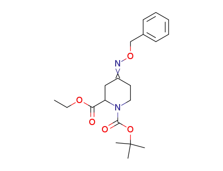 4-[(Z)-Benzyloxyimino]-piperidine-1,2-dicarboxylic acid 1-tert-butyl ester 2-ethyl ester