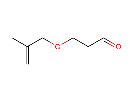 Molecular Structure of 76618-56-9 (3-methallyloxy-propionaldehyde)