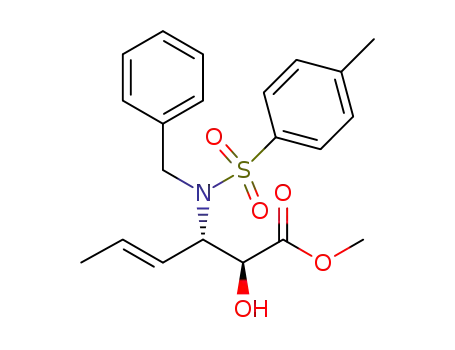(E)-(2S,3S)-3-[benzyl(4-methylbenzenesulfonyl)amino]-2-hydroxy-hex-4-enoic acid methyl ester