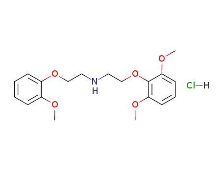 Molecular Structure of 95110-09-1 (N-[2-(2,6-Dimethoxyphenoxy)ethyl]-2-(2-methoxyphenoxy)ethanamine)