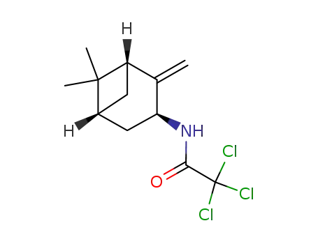 2,2,2-trichloro-N-((1R,3S,5R)-6,6-dimethyl-2-methylenebicyclo[3.1.1]heptan-3-yl)acetamide