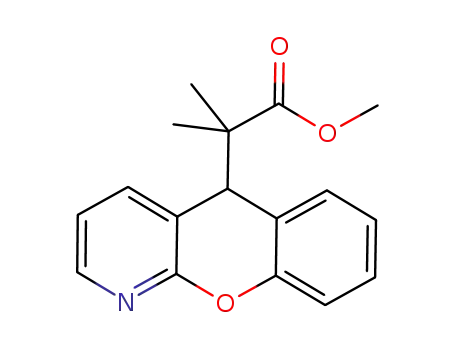 α,α-dimethyl-5H-[1]benzopyrano[2,3-b]pyridin-5-acetic acid methyl ester