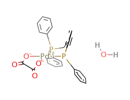 [Pd(oxalate)(bis(diphenylphosphino)ethane)]*H<sub>2</sub>O
