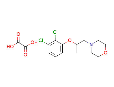 (+/-)-4-[2-(2,3-dichlorophenoxy)propyl]morpholine oxalate
