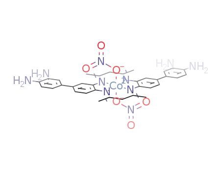 dinitrato[2,3:9,10-biphenyldiamine-5,7,12,14-tetramethyl-1,4,8,11-tetraazacycloteradecane-4,7,11,14-tetraene]cobalt(II)