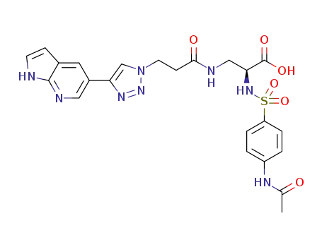 C<sub>23</sub>H<sub>24</sub>N<sub>8</sub>O<sub>6</sub>S