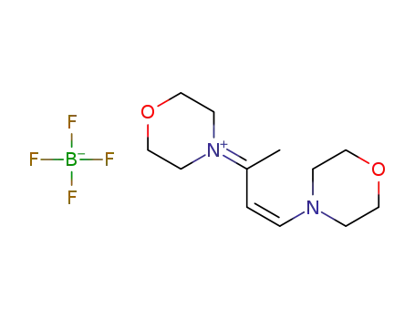 (Z)-1-(3-(morpholinyl)but-2-enylidene)morpholinium tetrafluoroborate