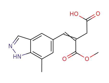 2-(7-methyl-1H-indazol-5-ylmethylene)-succinic acid 1-methyl ester