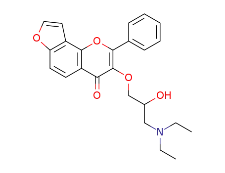 Molecular Structure of 1244042-50-9 (3-(3-diethylamino-2-hydroxypropyl)karanjonol)