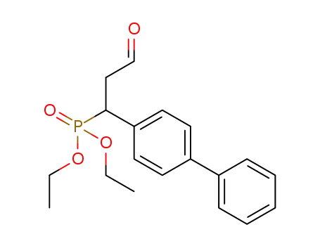 Molecular Structure of 1339075-16-9 (diethyl (1-([1,1'-biphenyl]-4-yl)-3-oxopropyl)phosphonate)