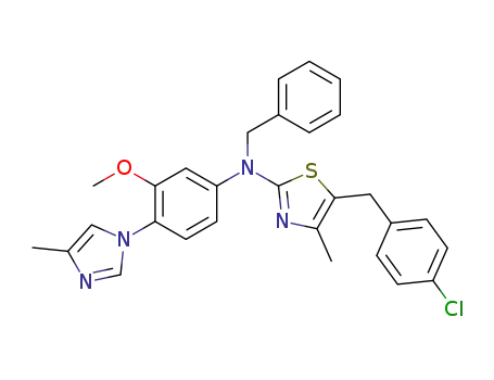 C<sub>29</sub>H<sub>27</sub>ClN<sub>4</sub>OS