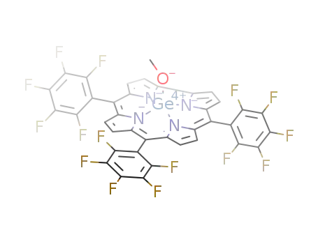 (tris(pentafluorophenyl)corrole)germanium(OMe)
