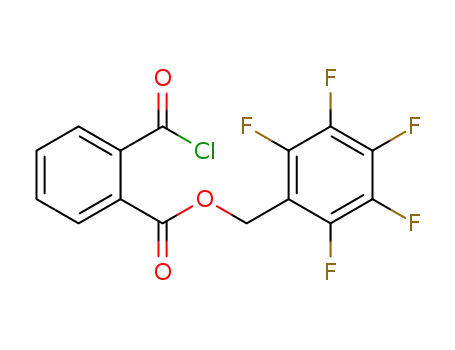 Molecular Structure of 1262207-98-6 (o-(Pentafluorobenzyloxycarbonyl)benzoyl Chloride)