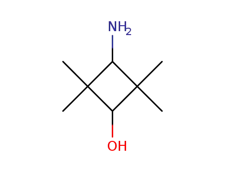 Molecular Structure of 14241-17-9 (3-amino-2,2,4,4-tetramethylcyclobutanol)