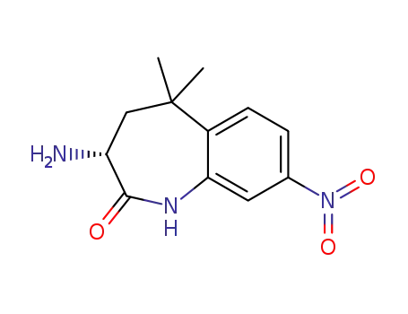 (R)-3-amino-5,5-dimethyl-8-nitro-4,5-dihydro-1H-benzo[b]azepin-2(3H)-one