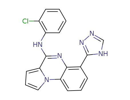 C<sub>19</sub>H<sub>13</sub>ClN<sub>6</sub>