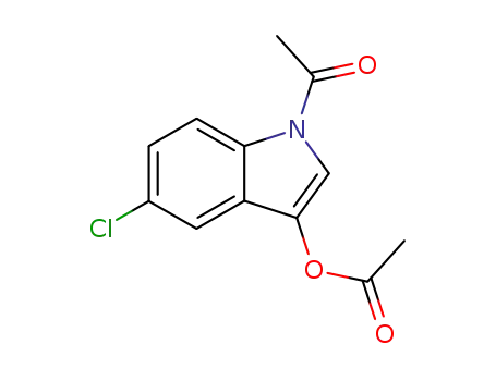 Acetic  acid  1-acetyl-5-chloro-1H-indol-3-yl  ester