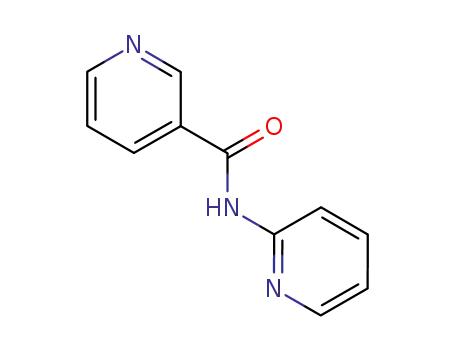 Molecular Structure of 13160-07-1 (N-(2-Pyridyl)nicotinamide)