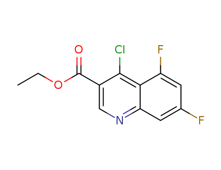3-Quinolinecarboxylicacid, 4-chloro-5,7-difluoro-, ethyl ester