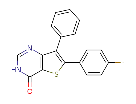 6-(4-fluoro-phenyl)-7-phenyl-3H-thieno[3,2-d]pyrimidin-4-one