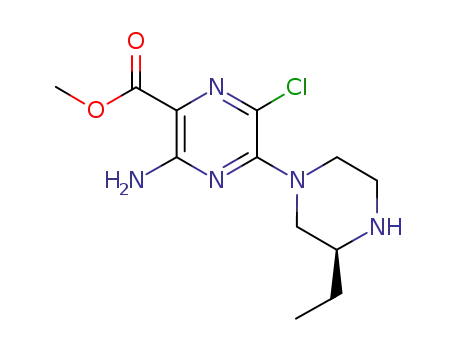 C<sub>12</sub>H<sub>18</sub>ClN<sub>5</sub>O<sub>2</sub>