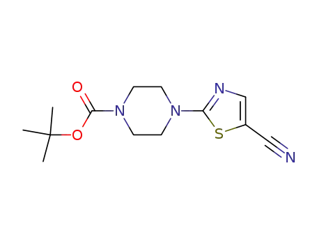 tert-butyl 4-(5-cyanothiazol-2-yl)piperazine-1-carboxylate
