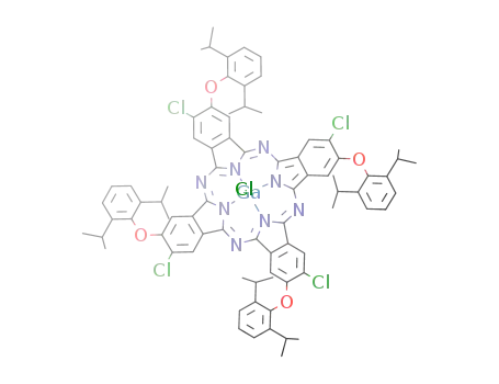 2,9,16,23-tetrachloro-3,10,17,24-tetra(2,6-di-isopropylphenoxy)phthalocyaninatogallium chloride